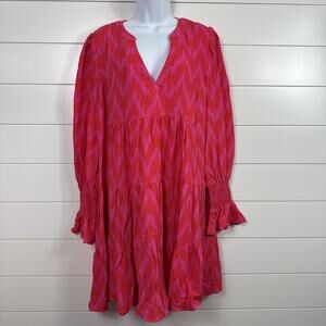 Tuckernuck Pink Zigzag Dress
